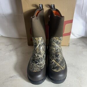 Showave Men'S Mid Calf Rubber Work Boots Size 11